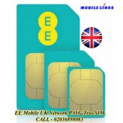 EE UK Network PAy As You Go Sim